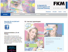 Tablet Screenshot of fkm-verlag.de